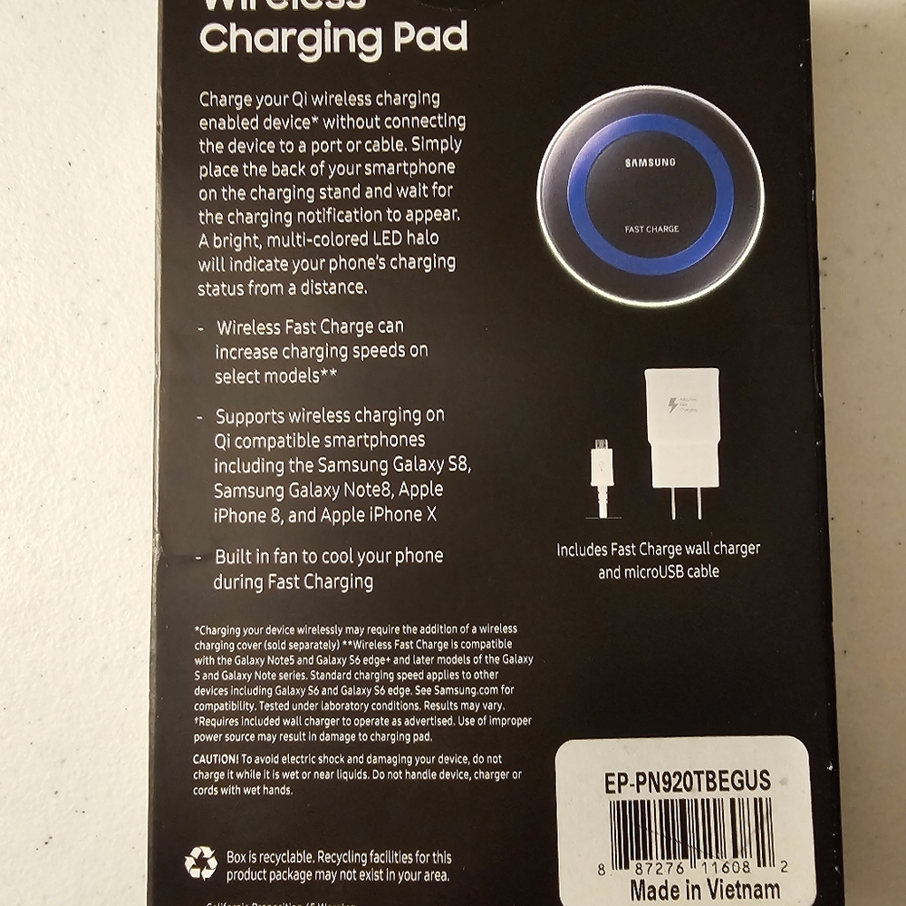 Samsung Wireless Charging Pad-Brand New in Box - Picture 4 of 6